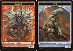 Goblin (010) // Myr (019) Double-Sided Token
