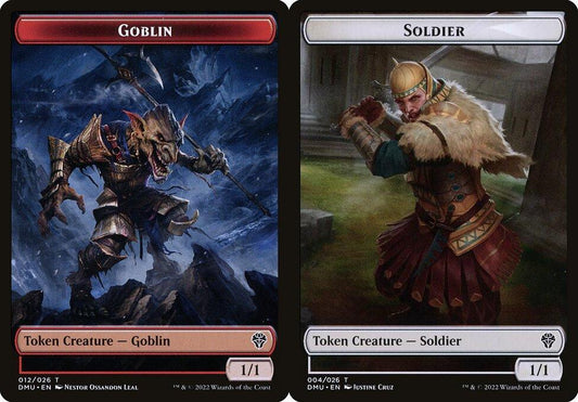 Goblin (012) // Soldier (004) Double-Sided Token - Foil