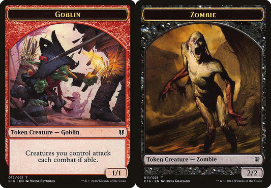 Goblin (012) // Zombie (011) Double-Sided Token