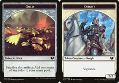 Gold (024) // Knight (005) Double-Sided Token