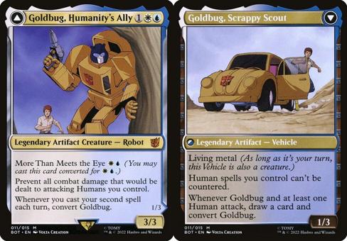 Goldbug, Humanity's Ally // Goldbug, Scrappy Scout (011)