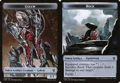 Golem (009) // Rock (011) Double-Side Token - Foil