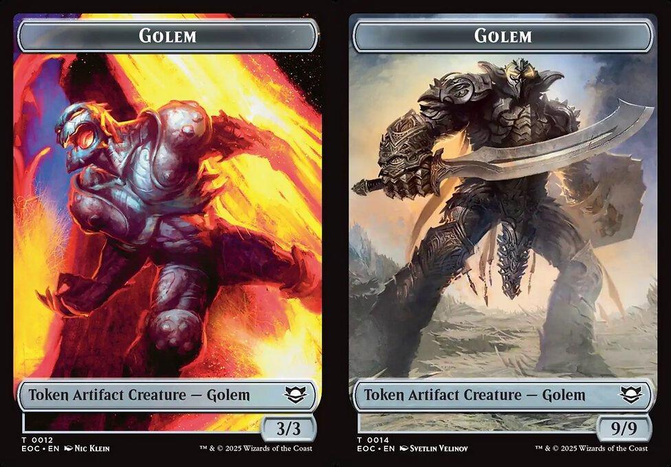 Golem (0012) // Golem (0014) Double-Sided Token