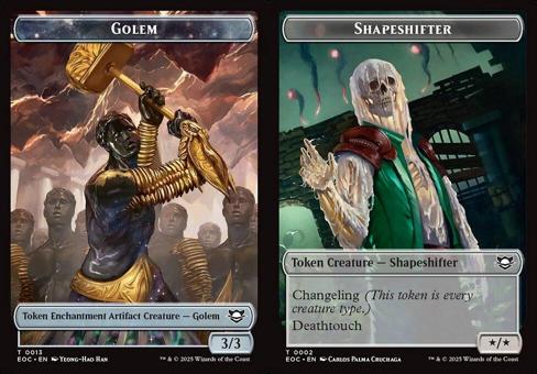 Golem (0013) // Shapeshifter (0002) Double-Sided - Foil
