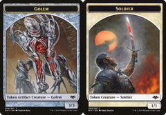 Golem (018) // Soldier (004) Double-Sided Token