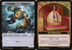 Golem (018) // The Monarch (022) Double-Sided Token