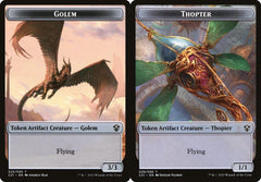 Golem (25) // Thopter (029) Double-Sided Token