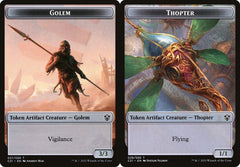 Golem (27) // Thopter (029) Double-Sided Token