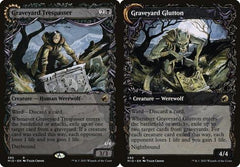 Graveyard Trespasser // Graveyard Glutton (290) (Showcase) - Foil