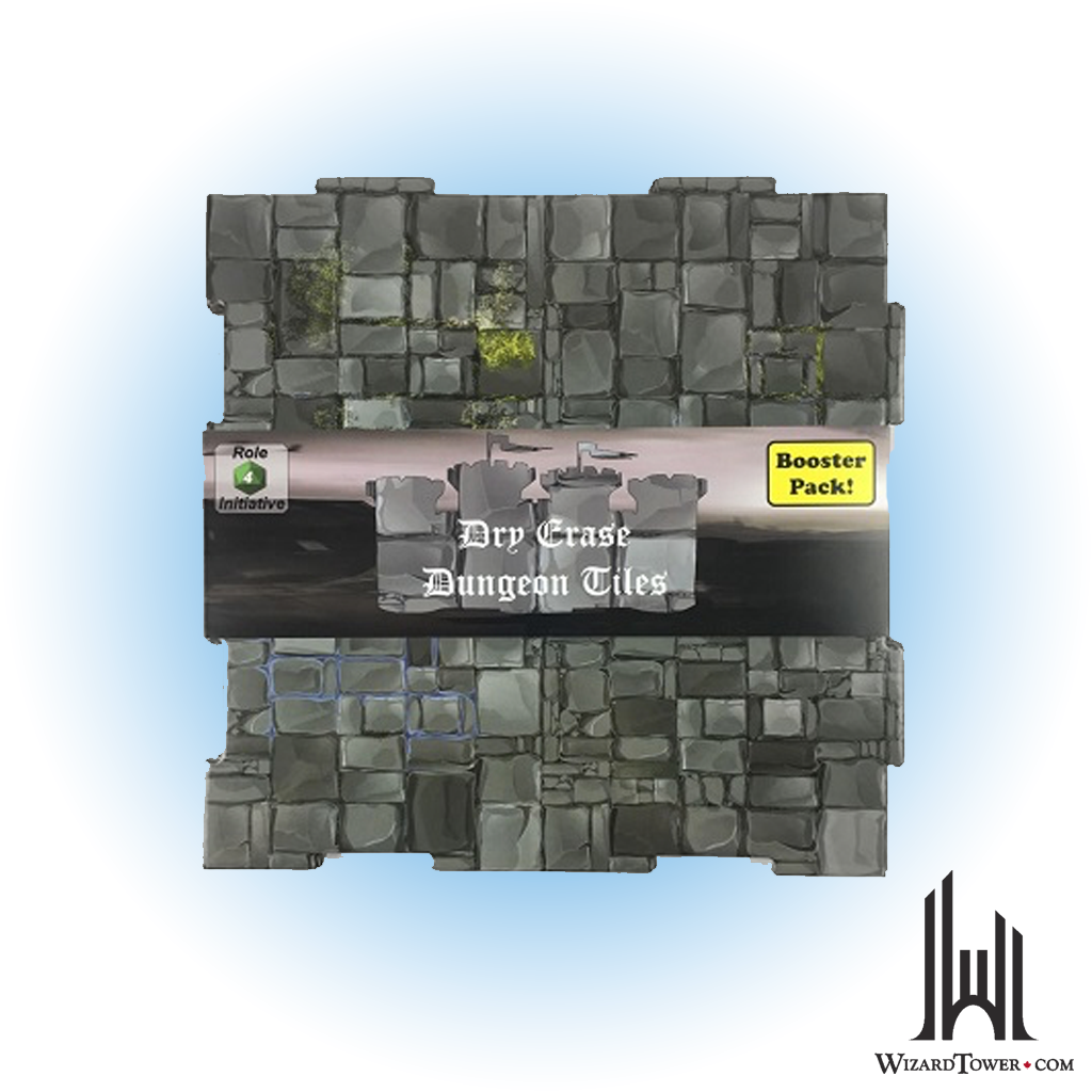 Dungeon Tiles - Dry Erase Square Booster Pack - Graystone