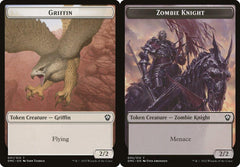 Griffin (001) // Zombie Knight (005) Double-Sided Token