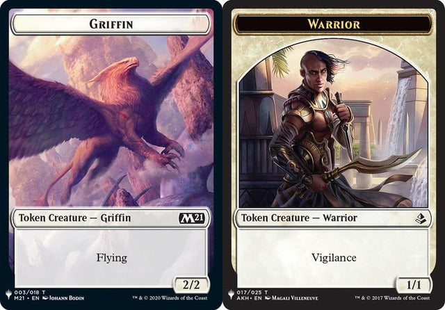 Griffin (003) // Warrior (017) Double-Sided Token (PLST)