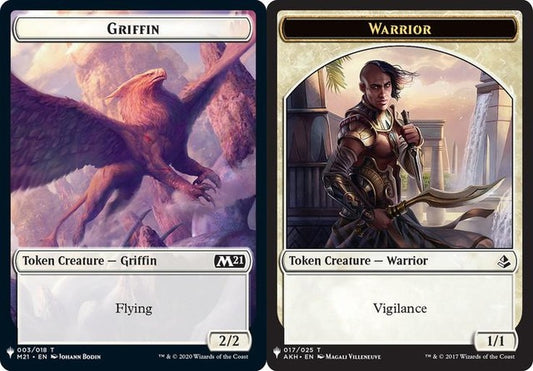 Griffin (003) // Warrior (017) Double-Sided Token (PLST)