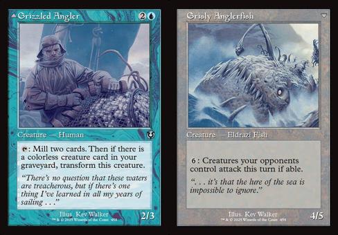 Grizzled Angler // Grisly Anglerfish (0458) (Retro Frame) (INR ...