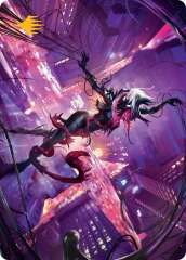 Gwenom, Remorseless (08/54) Art Card (ASMP) - Gold-Stamped Signature