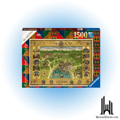 Puzzle - Harry Potter Hogwarts Map 1500pc