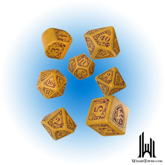 Dice Set - Harry Potter Gryffindor Modern Gold 7ct