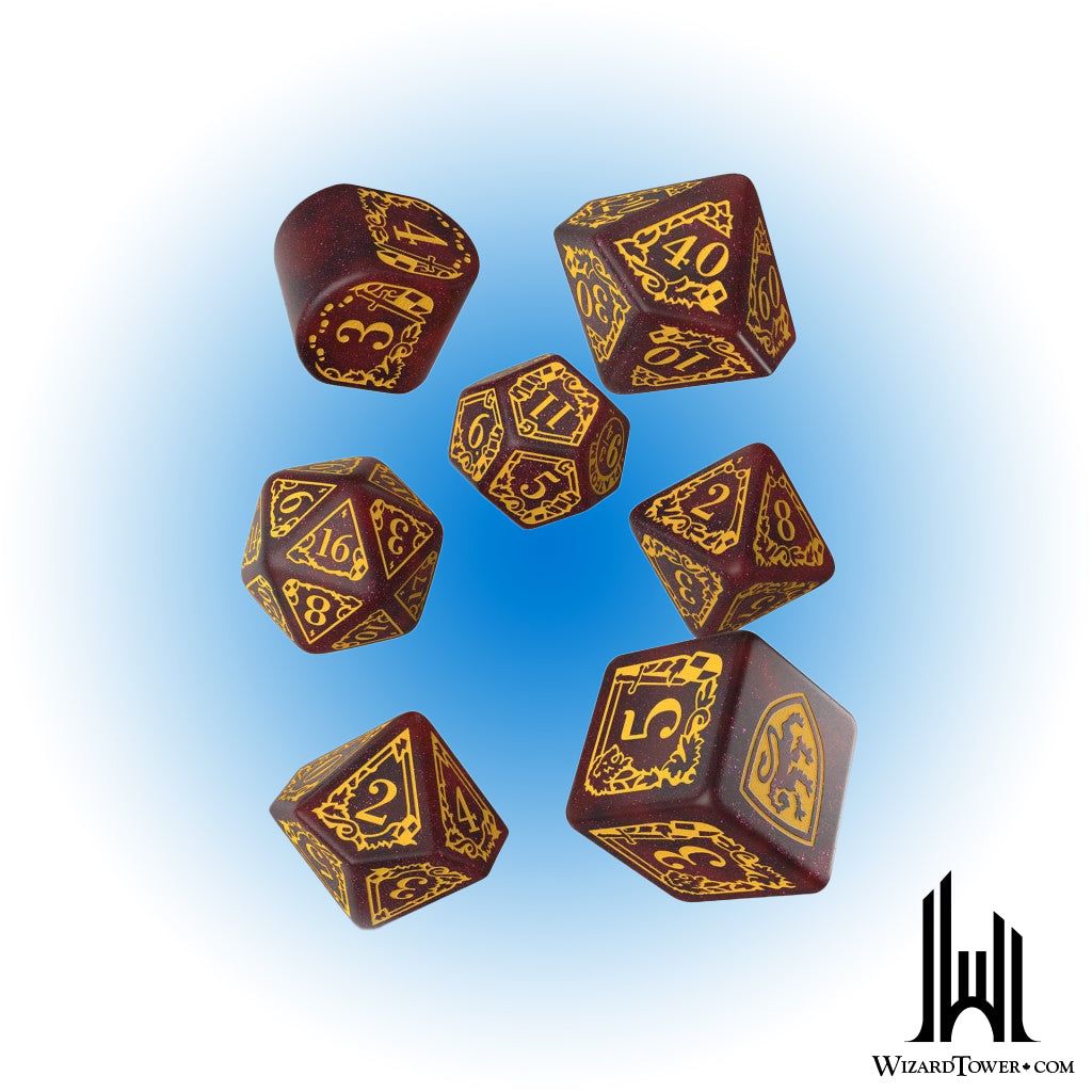 Dice Set - Harry Potter Gryffindor Modern Red 7ct