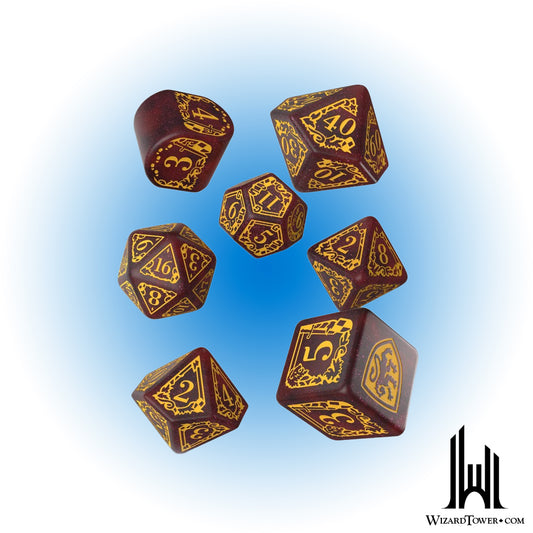 Dice Set - Harry Potter Gryffindor Modern Red 7ct