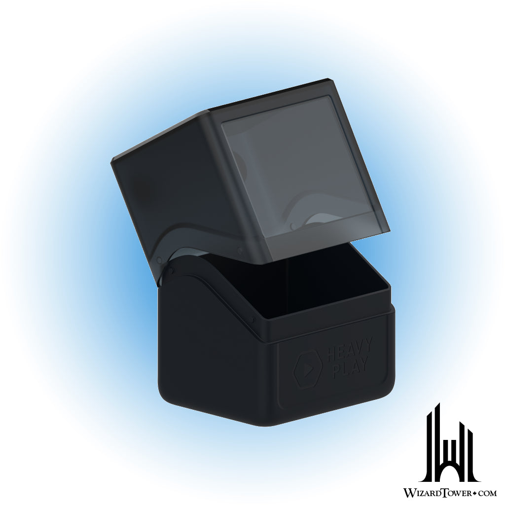 Deck Box - Heavy Play Max - Warlock Black 80+