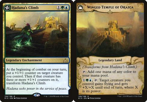 Hadana's Climb // Winged Temple of Orazca - Foil