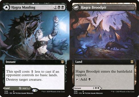 Hagra Mauling // Hagra Broodpit (339) (Extended Art)