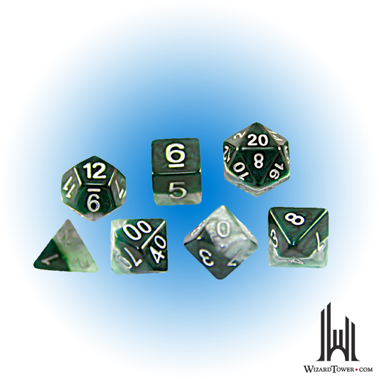 Dice Set - Halfsies Adamantium 7ct