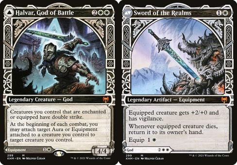 Halvar, God of Battle // Sword of the Realms (299) (Showcase)