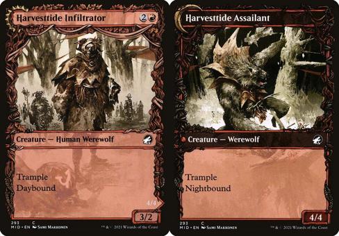 Harvesttide Infiltrator // Harvesttide Assailant (293) (Showcase) - Foil