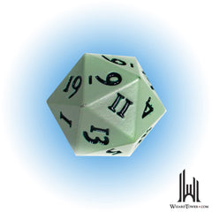 Dice Set - Heavy Metal Vivid Cool Matcha d20 2ct