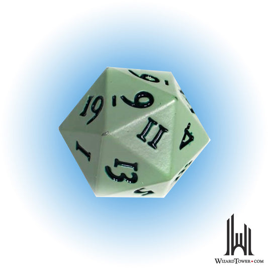 Dice Set - Heavy Metal Vivid Cool Matcha d20 2ct