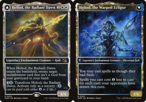 Heliod, the Radiant Dawn // Heliod, the Warped Eclipse (0293) (Showcase)
