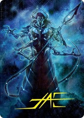 Heliod, the Warped Eclipse (60/81) Art Card (AMOM) - Gold-Stamped Signature