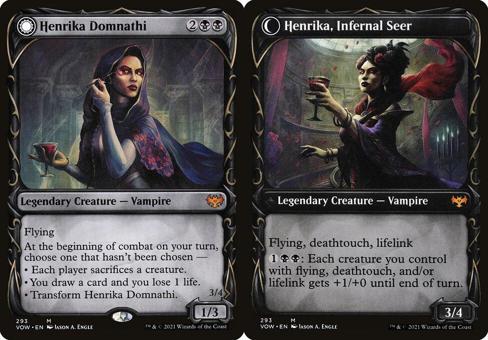 Henrika Domnathi // Henrika, Infernal Seer (293) (Showcase) - Foil