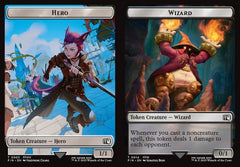 Hero (0003) // Wizard (0014) Double-Sided Token