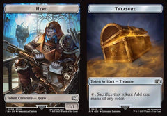 Hero (0004) // Treasure (0023) Double-Sided Token