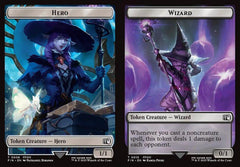 Hero (0006) // Wizard (0015) Double-Sided Token