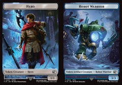 Hero (0007) // Robot Warrior (0012) Double-Sided Token
