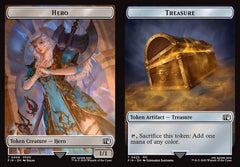 Hero (0009) // Treasure (0023) Double-Sided Token - Foil