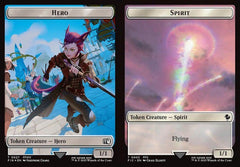 Hero (0027) // Spirit (0003) Double-Sided Token - Surge Foil