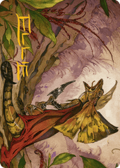 Hired Claw (39/54) Art Card (ABLB) - Gold-Stamped Signature
