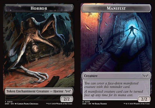 Horror (0010) // Manifest (0018) Double-Sided Token