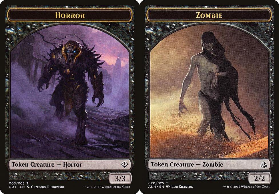 Horror (003) // Zombie (020) Double-Sided Token