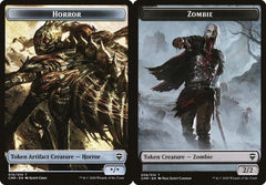 Horror (010) // Zombie (006) Double-Sided Token - Foil