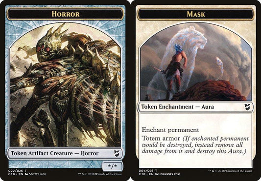 Horror (022) // Mask (004) Double-Sided Token