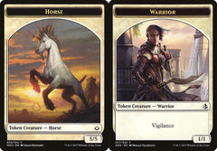 Horse (010) // Warrior (017) Double-Sided Token