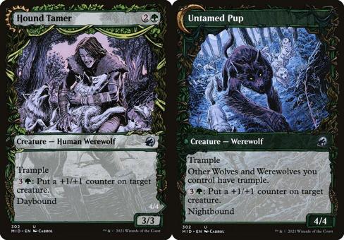 Hound Tamer // Untamed Pup (302) (Showcase) - Foil
