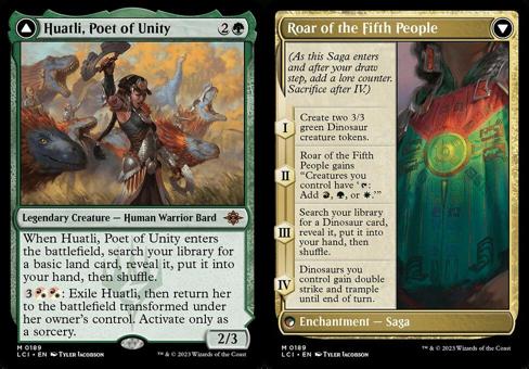 Huatli, Poet of Unity // Roar of the Fifth People