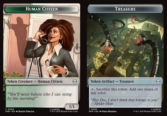 Human Citizen (0004) // Treasure (0007) Double-Sided Token