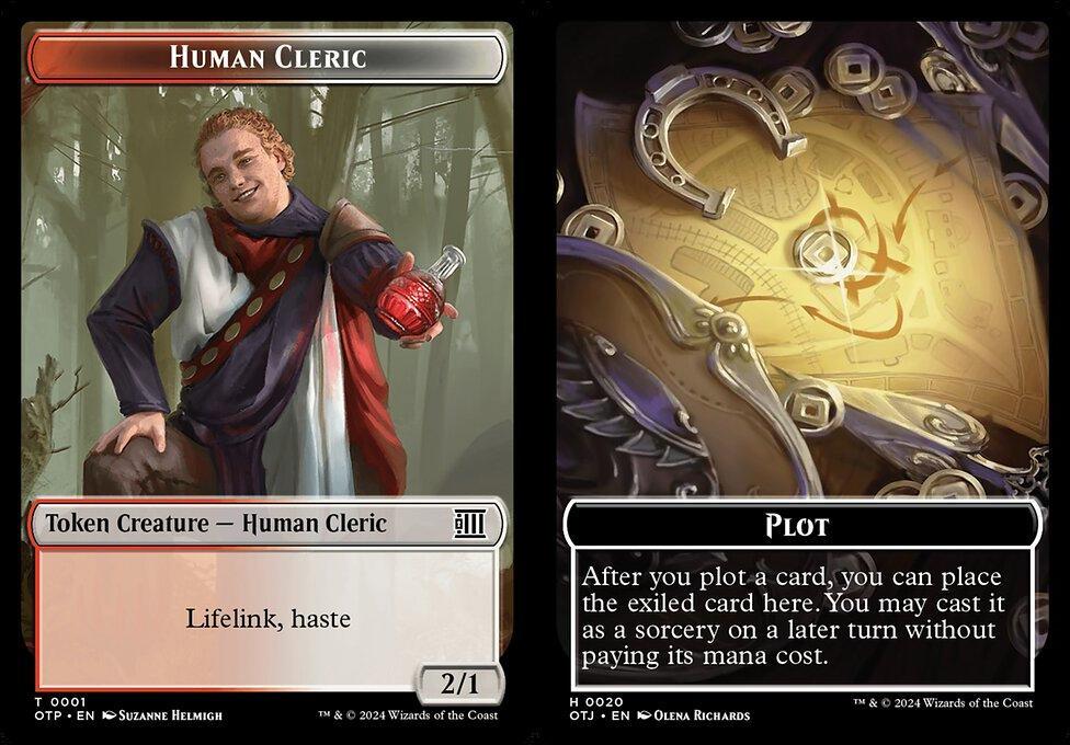 Human Cleric (0001) // Plot (0020) Double-Sided Token